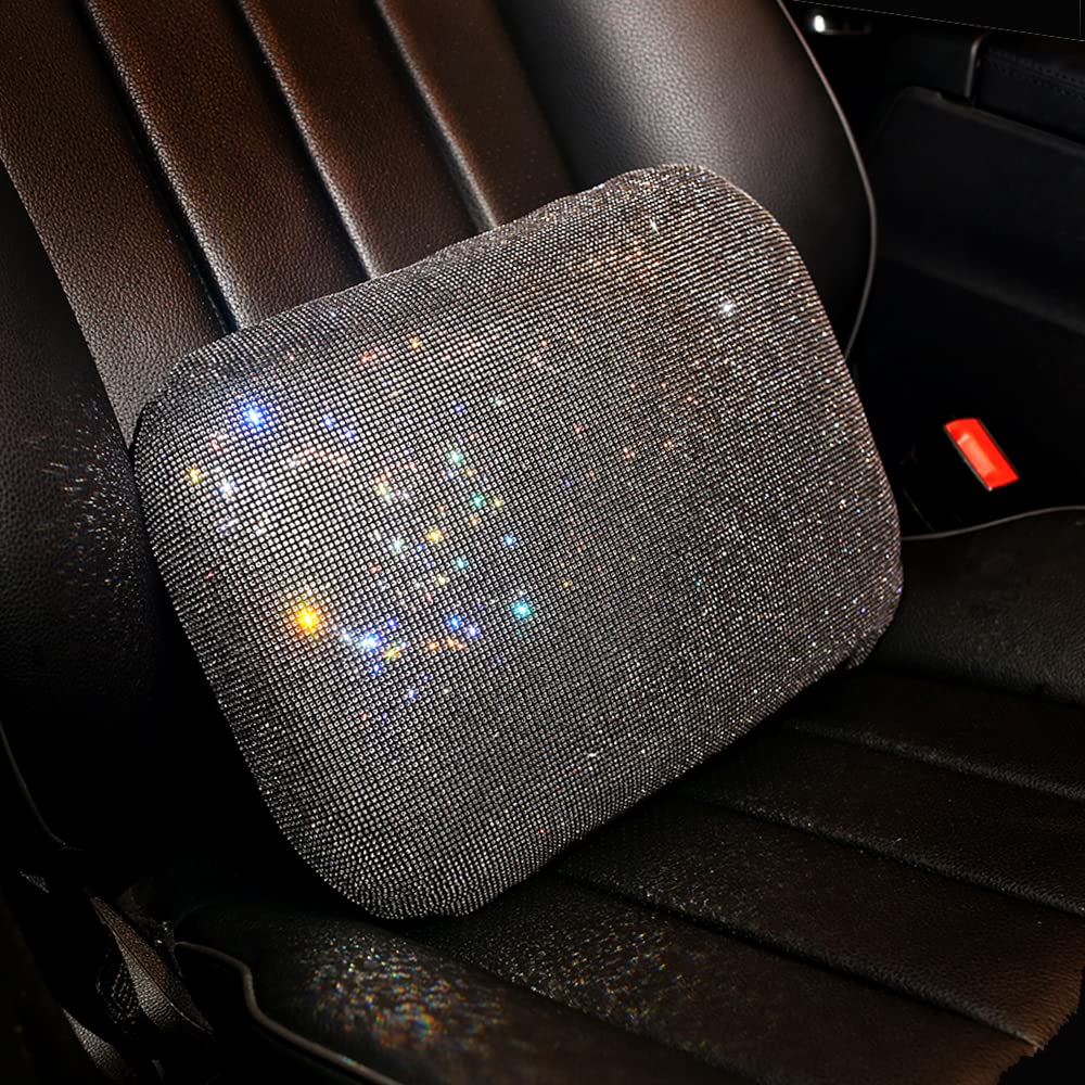 Beige Lumbar Support Pillow for Car Recliner Soft Lower Back Waist Cushion