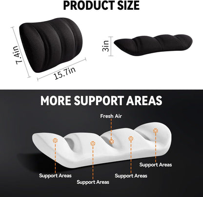 Lumbar Support Pillow for Office Chair Car,Back Support for Office Chair