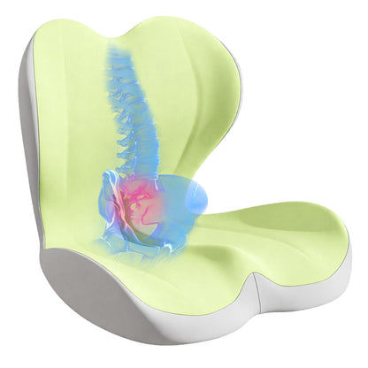 Seat Cushion for Office Chair, Ergonomic Cushion with Lumbar Support Pillow