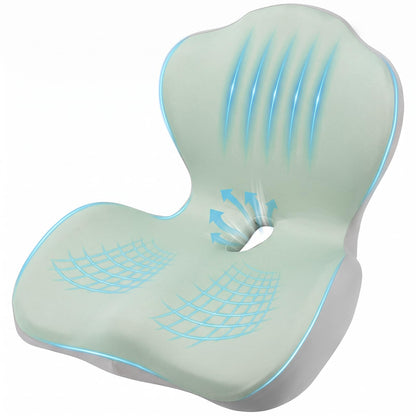Car Seat Cushion Office Chair Cushion with Lumbar Support Pillow