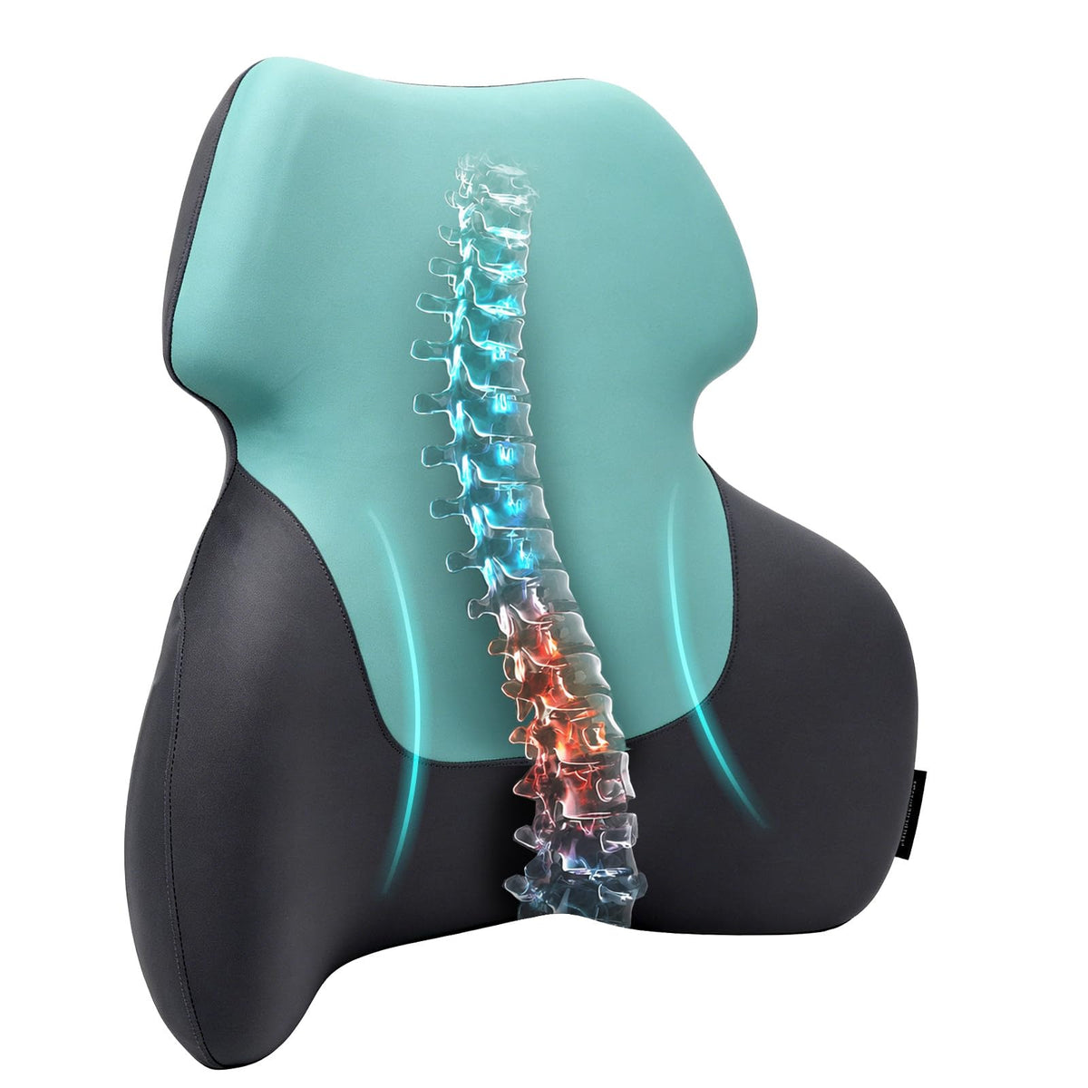 Season Guard Back Support Pillow, Lumbar Pain Relief Cushion for Office/Car