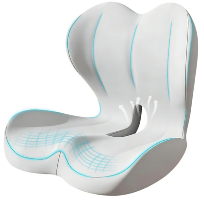 Seat Cushion for Office Chair, Ergonomic Cushion with Lumbar Support Pillow