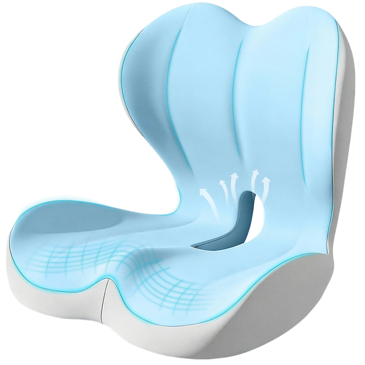 Seat Cushion for Office Chair, Ergonomic Cushion with Lumbar Support Pillow