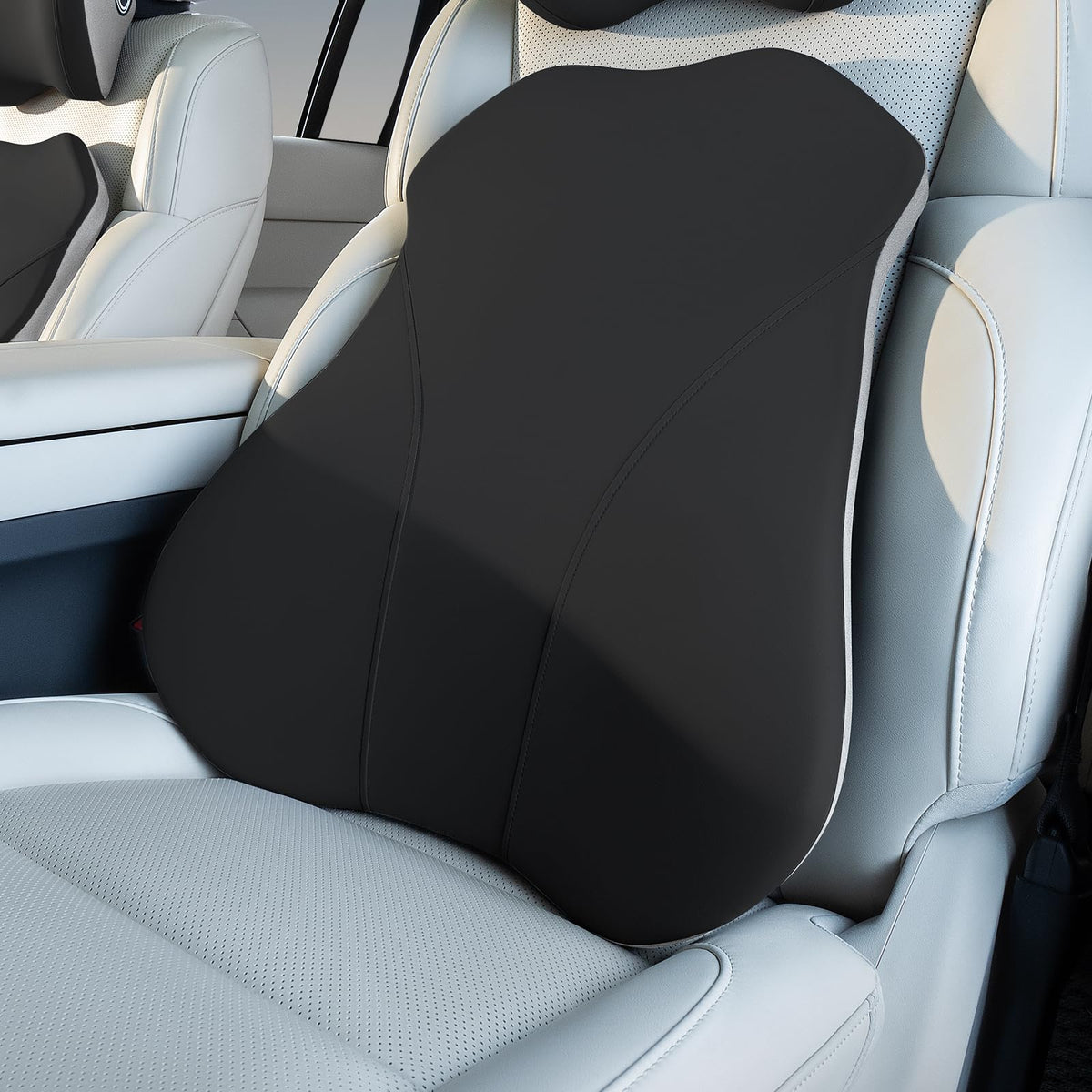 BABUR Lumbar Support Pillow for Car, Back Cushion Support for Driving Seat