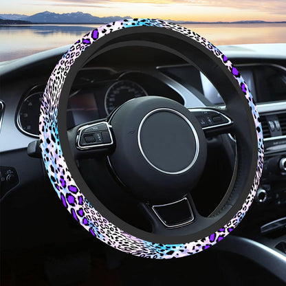 Car Steering Wheel Cover for Women Men,Cute Wildflower