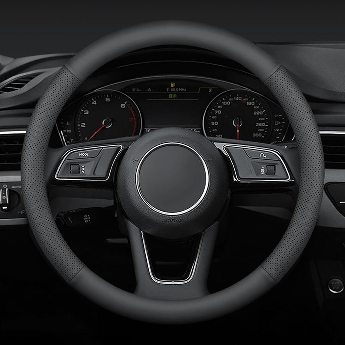 Steering Wheel Cover 14.5"-15", Heavy-Duty, Non-Folding Packaging