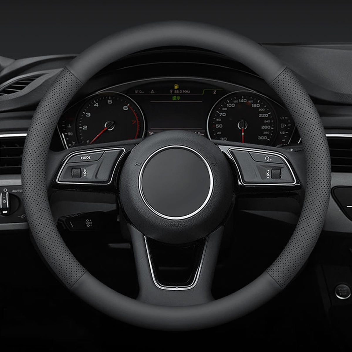 Steering Wheel Cover 14.5"-15", Heavy-Duty, Non-Folding Packaging