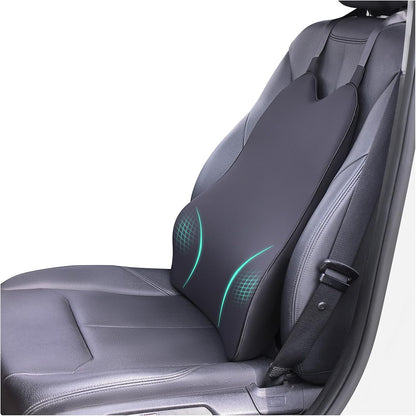 Lumbar Support Pillow for Car – Memory Foam Whole Back Relief