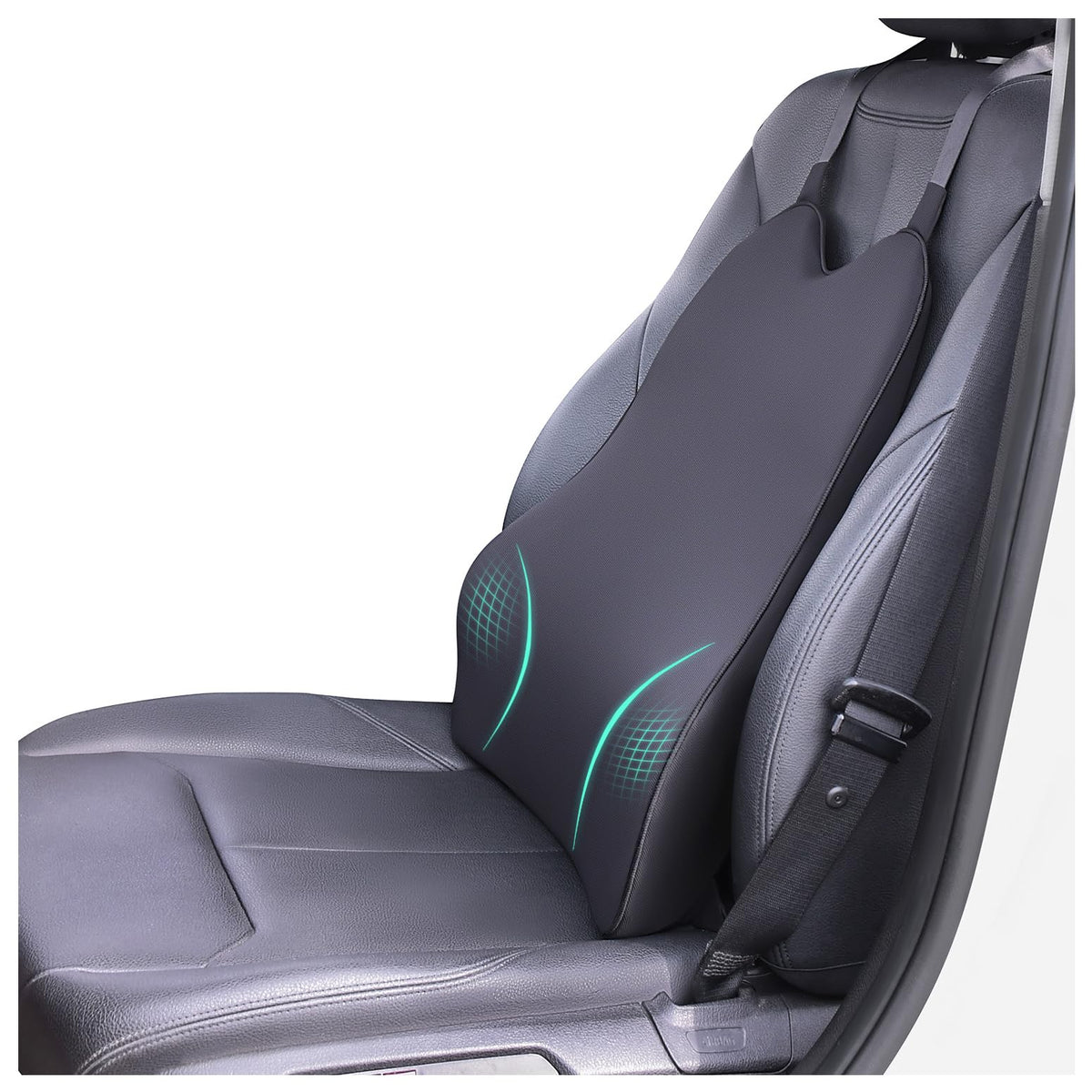 Lumbar Support Pillow for Car – Memory Foam Whole Back Relief