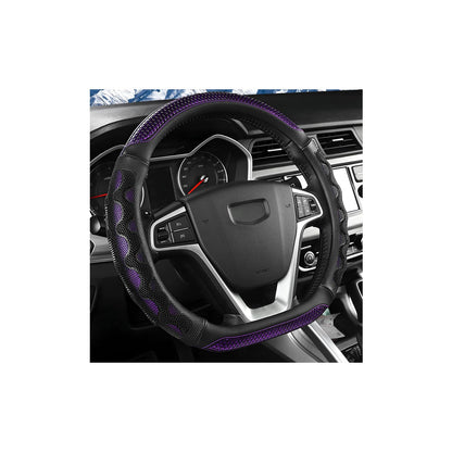 Car Steering Wheel Cover, 3D Honeycomb Anti-Slip Breathable, Red