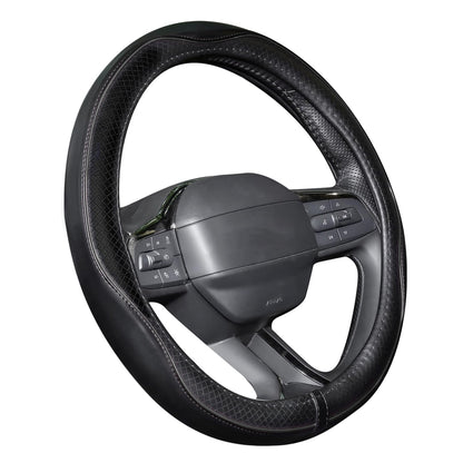 Rueesh Steering Wheel Cover Microfiber Leather Universal for 14.5-15 Inch