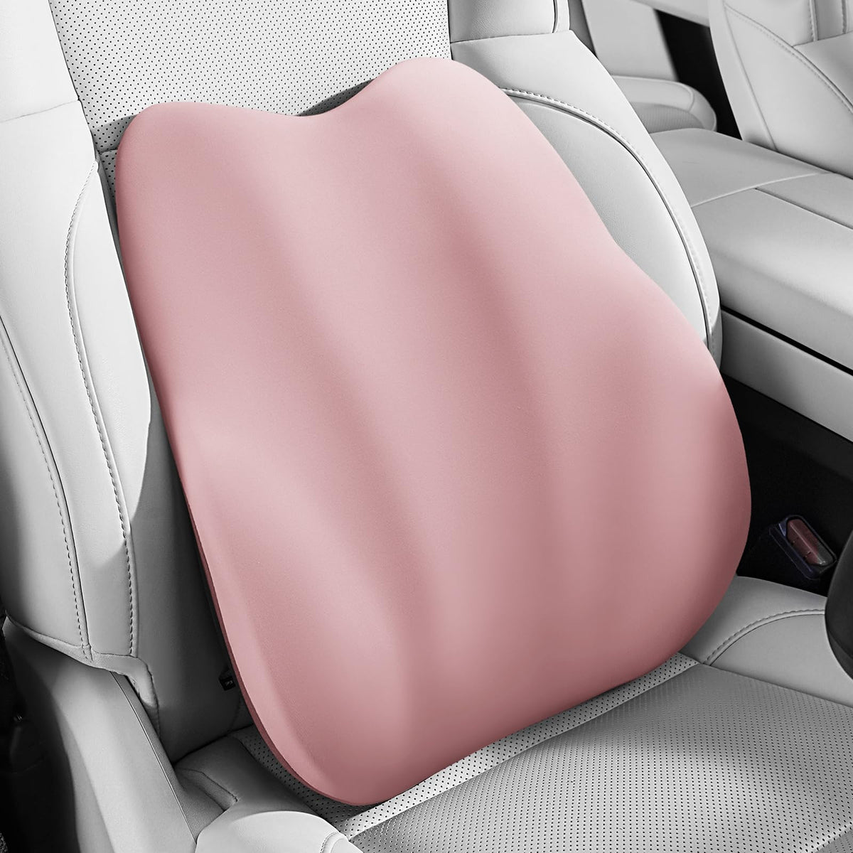 BEBAS Ergonomic Lumbar Support Pillow for Car, Memory Foam Car Back Cushion