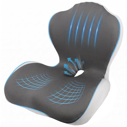 Car Seat Cushion Office Chair Cushion with Lumbar Support Pillow