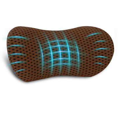 Lumbar Pillow, Memory Foam Lumbar Support Pillow for Office Chair and Car Seat, Back Support Pillow for Lower Back Pain Relief, Support Cushion Back Pillow for Sleeping, Resting, Driving, Traveling