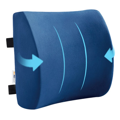 SAIREIDER Seat Cushion and Lumbar Support Pillow for Office Chair, Memory Foam Car Seat Cushions Back Support Pillows, Help Relieve Pain of Back, Lumbar, Tailbone and Sciatic Nerve（Black）