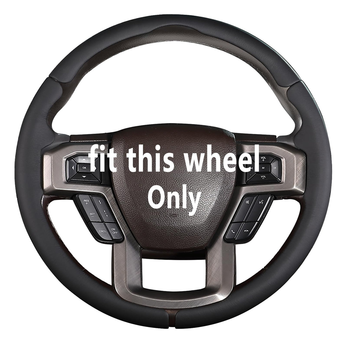 Steering Wheel Cover for Ford F150/F250/F350/F450/F550/Expedition