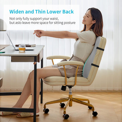 Lumbar Support Pillow for Office Chair, Back Cushion for Full Back Support