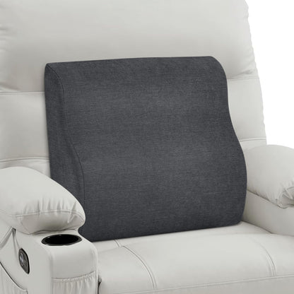 Back Support Pillow for Recliner Dual Layer Lumbar Support Pillow with Gel Memory Foam Ergonomic Orthopedic Couch Lumbar Cushions for Elderly Lower Back Pain Relief Washable Cover Brown