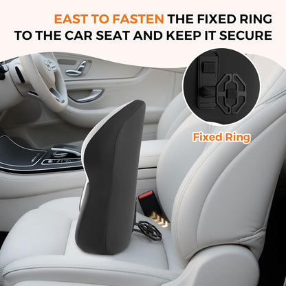 BEBAS Ergonomic Memory Foam Lumbar Support Pillow for Car & Office Chair