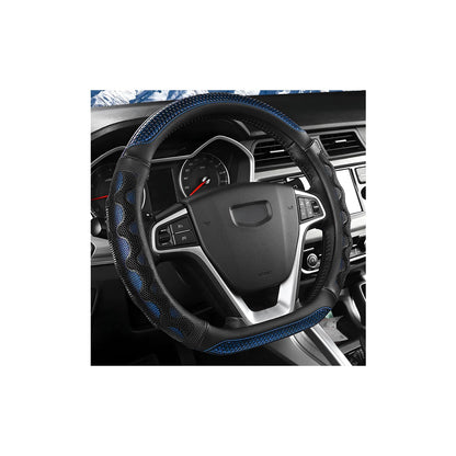 Car Steering Wheel Cover, 3D Honeycomb Anti-Slip Breathable, Red