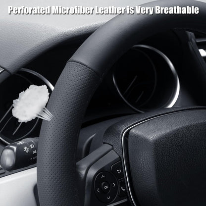 Steering Wheel Cover 14.5"-15", Heavy-Duty, Non-Folding Packaging