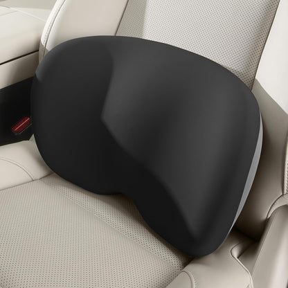 BEBAS Ergonomic Memory Foam Lumbar Support Pillow for Car, BlackGray