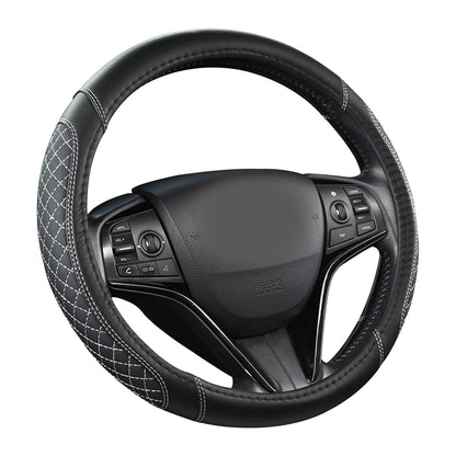 West Llama Customized Auto Car Steering Wheel Cover for Toyota (Black)