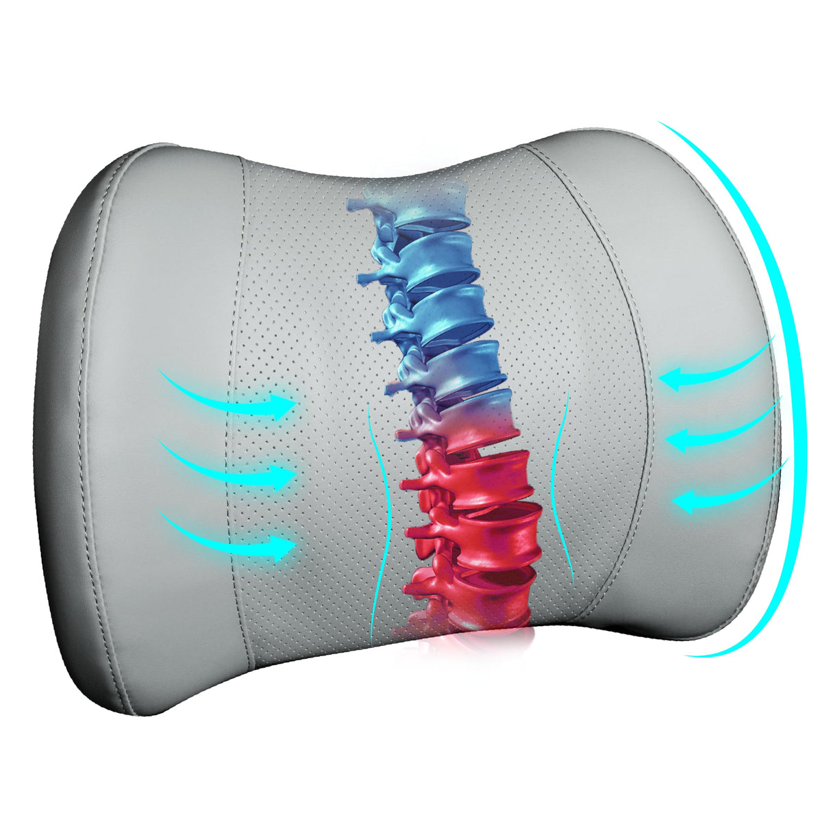 Lofty Aim Lumbar Support Pillow for Car, Car Seat Back Support for Driving