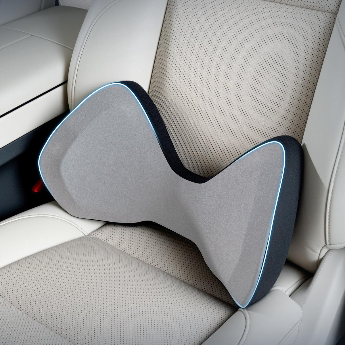BABUR Lumbar Support Pillow for Car, Back Cushion for Low Back Pain Relief