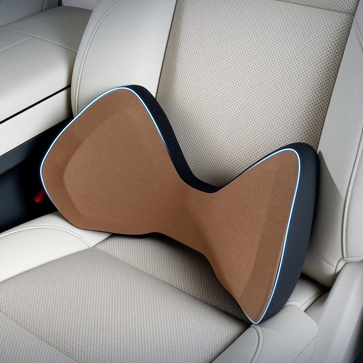 BABUR Lumbar Support Pillow for Car, Back Cushion for Low Back Pain Relief