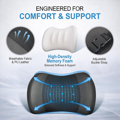 Lofty Aim Lumbar Support Pillow for Car, Car Seat Back Support for Driving