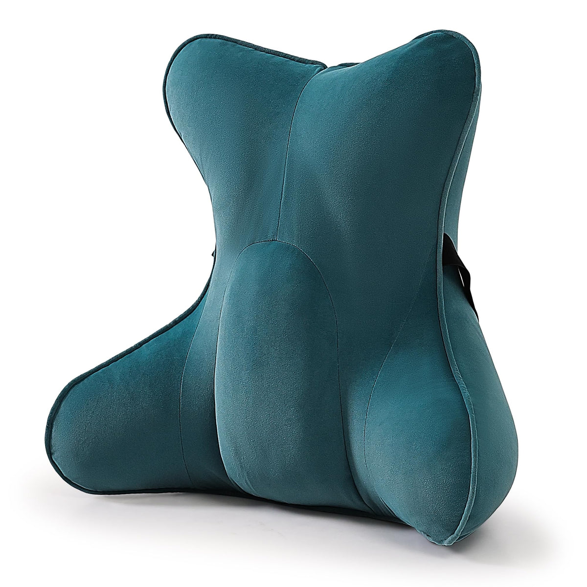 Lumbar Support Pillow for Office Chair, Back Support Cushion, Lumbar Pillow for Desk Chair, Ergonomic 3-Zone Back Cushion for Sitting Comfort, Misty White