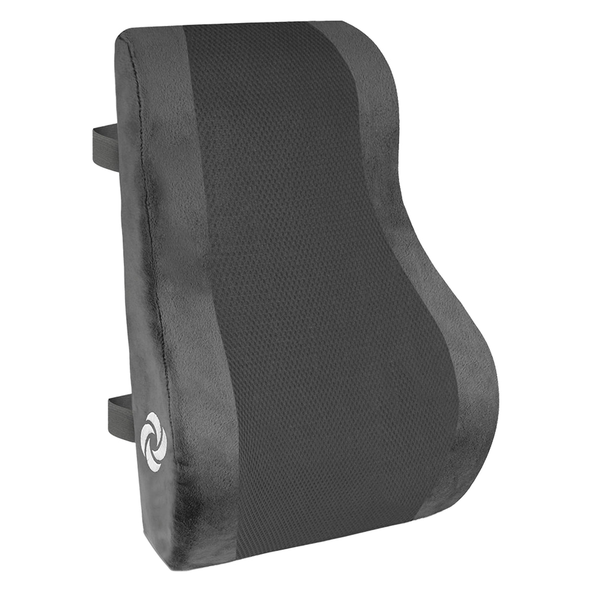 Samsonite Lumbar Support Pillow Mid and Lower Back with Cooling – Office Chair Back Cushion, Gaming Chair, Desk Chair, Car Seat Lumbar, Work from Home Office Accessories, Black with Cooling