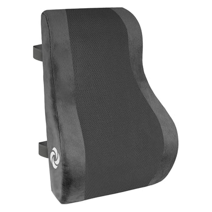 Samsonite Lumbar Support Pillow Mid and Lower Back with Cooling – Office Chair Back Cushion, Gaming Chair, Desk Chair, Car Seat Lumbar, Work from Home Office Accessories, Black with Cooling
