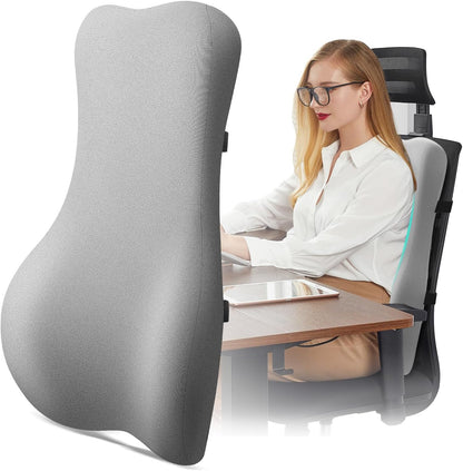 Lumbar Support Pillow for Office Chair, Back Cushion for Full Back Support