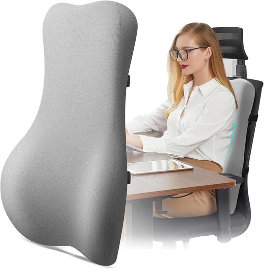 Lumbar Support Pillow for Office Chair, Back Cushion for Full Back Support