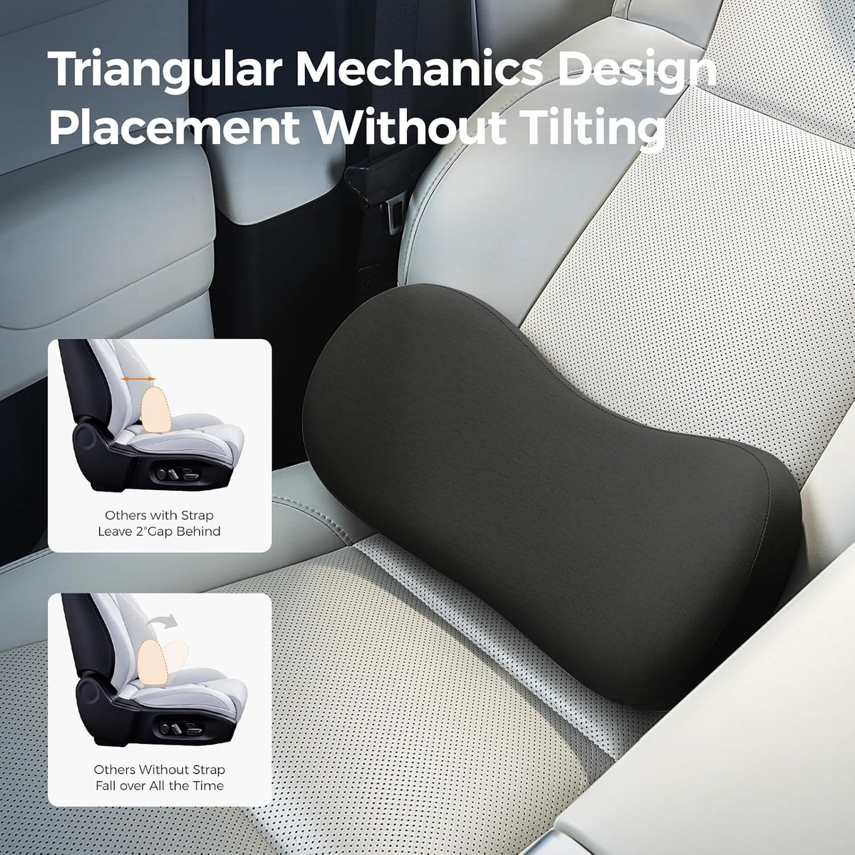 BABUR Lumbar Support Pillow for Car, Coccyx Pain Relief Cushion
