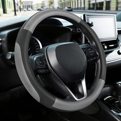 SEG Direct Car Steering Wheel Cover for F150 Tundra Range Rover 15.5"-16"