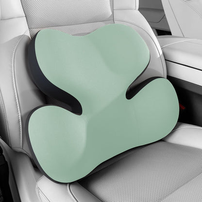 BEBAS Ergonomic Memory Foam Lumbar Support Pillow for Car, BlackGray
