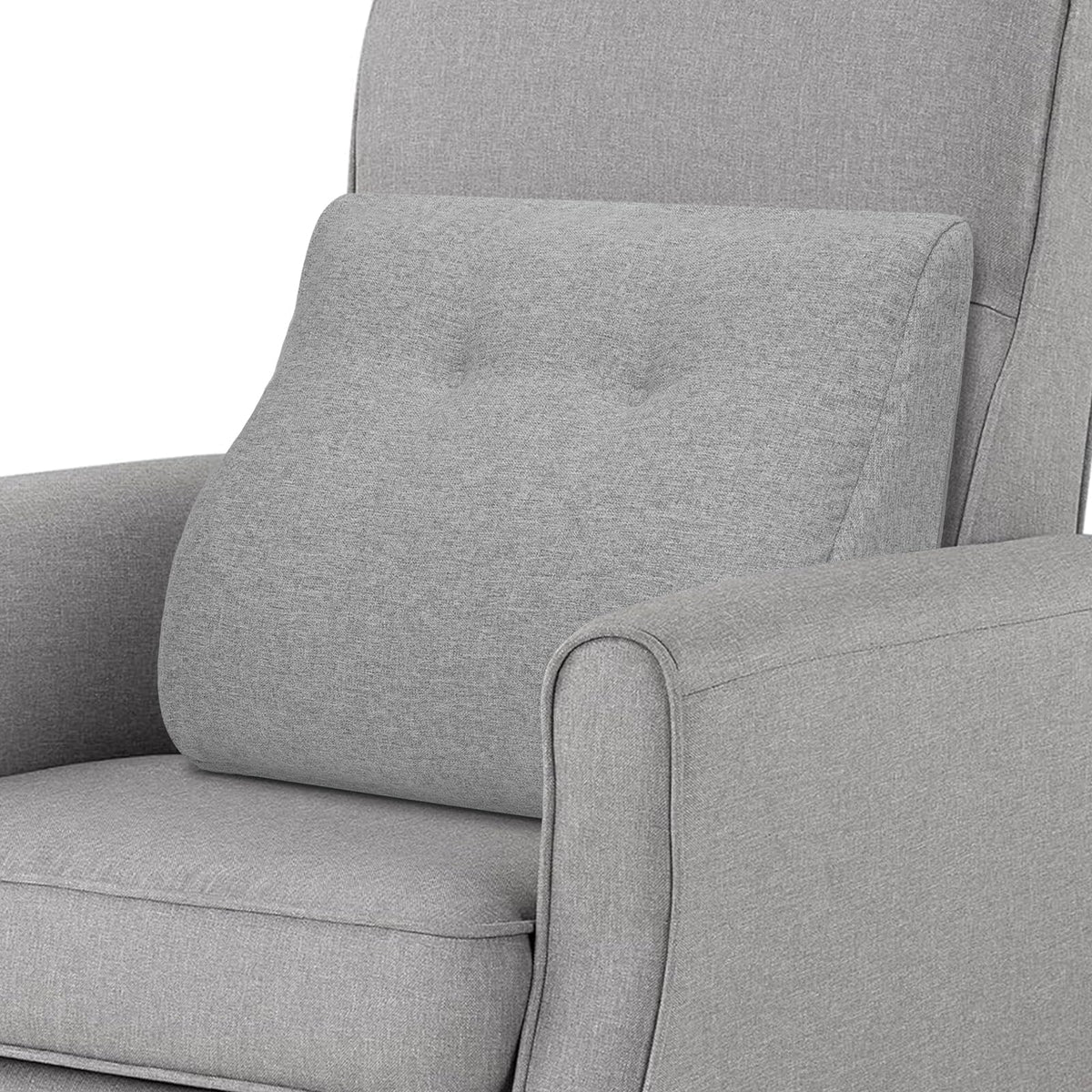 baibu Patented Dual-Layer Memory Foam Lumbar Pillow for Recliner, Brown