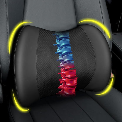 Lofty Aim Lumbar Support Pillow for Car, Car Seat Back Support for Driving